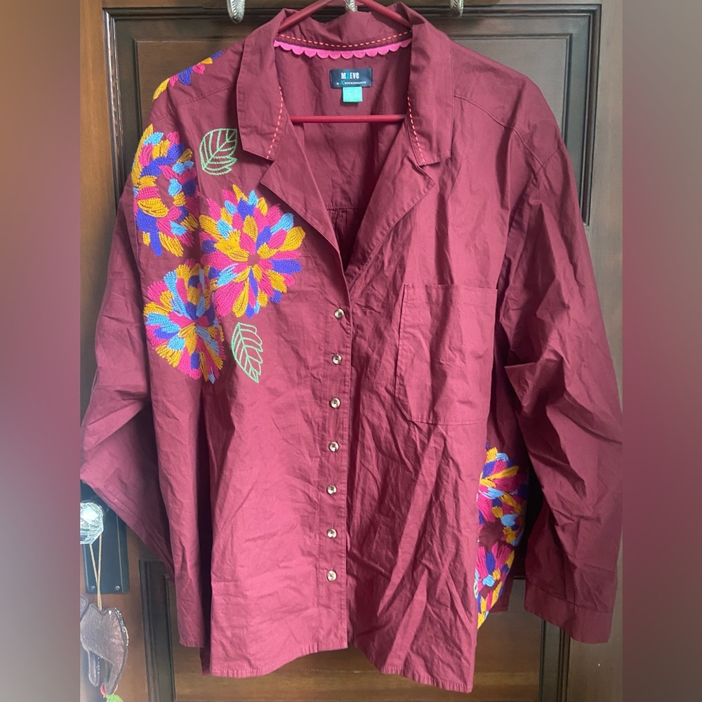 NWOT Maeve Anthropologie plus top